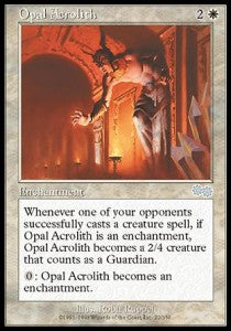 Opal Acrolith - Urza's Saga (Uncommon) [USG-22]