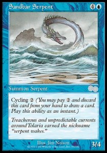 Sandbar Serpent - Urza's Saga (Uncommon) [USG-95]