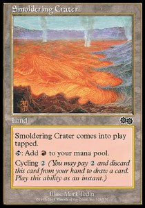 Smoldering Crater - Urza's Saga (Common) [USG-328]