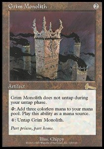 Grim Monolith - Urza's Legacy (Rare) [ULG-126]