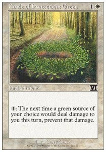 Circle of Protection: Green - Sixth Edition (Common) [6ED-10]