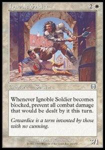 Ignoble Soldier - Mercadian Masques (Uncommon) [MMQ-22]