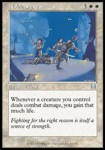 Noble Purpose - Mercadian Masques (Uncommon) [MMQ-32]