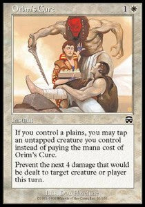 Orim's Cure - Mercadian Masques (Common) [MMQ-33]