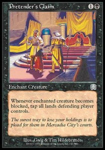 Pretender's Claim - Mercadian Masques (Uncommon) [MMQ-151]