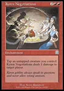 Kyren Negotiations - Mercadian Masques (Uncommon) [MMQ-198]