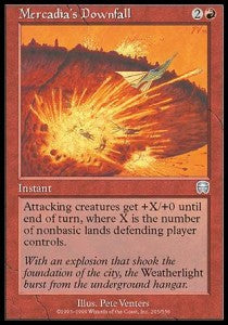 Mercadia's Downfall - Mercadian Masques (Uncommon) [MMQ-205]