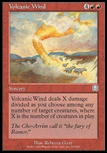 Volcanic Wind - Mercadian Masques (Uncommon) [MMQ-223]