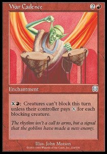 War Cadence - Mercadian Masques (Uncommon) [MMQ-224]