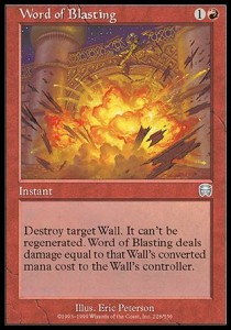 Word of Blasting - Mercadian Masques (Uncommon) [MMQ-228]