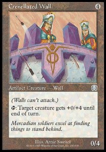 Crenellated Wall - Mercadian Masques (Uncommon) [MMQ-290]