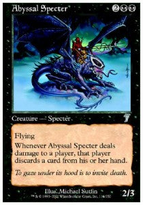 Abyssal Specter - Seventh Edition (Uncommon) [7ED-116]