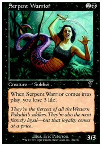 Serpent Warrior - Seventh Edition (Common) [7ED-162]