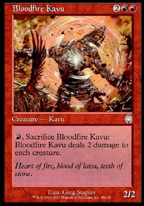 Bloodfire Kavu - Apocalypse (Uncommon) [APC-58]