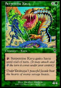 Serpentine Kavu - Invasion (Common) [INV-211]