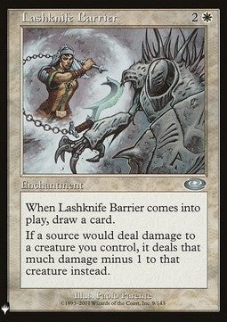Lashknife Barrier - Mystery Booster (Uncommon) [MYS-9]