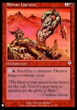 Shivan Harvest - The List (Uncommon) [ZNL-167]
