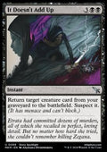 It Doesn't Add Up - Murders at Karlov Manor (Uncommon) [MKM-89]