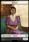 Human Token (White 1/1) - Murders at Karlov Manor: Tokens (Token) [TMKM-T02]