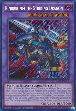 Rindbrumm the Striking Dragon (V.3 - Secret Rare) - 25th Anniversary Rarity Collection II (Secret Rare) [RA02-025]