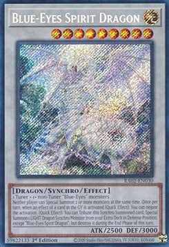 Blue-Eyes Spirit Dragon (V.3 - Secret Rare) - 25th Anniversary Rarity Collection II (Secret Rare) [RA02-030]