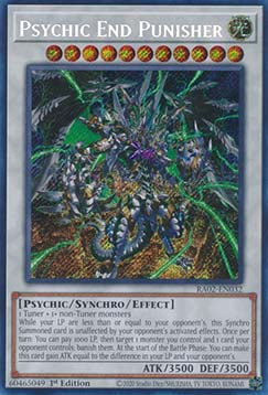 Psychic End Punisher (V.3 - Secret Rare) - 25th Anniversary Rarity Collection II (Secret Rare) [RA02-032]