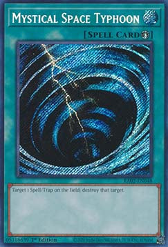 Mystical Space Typhoon (V.3 - Secret Rare) - 25th Anniversary Rarity Collection II (Secret Rare) [RA02-048]