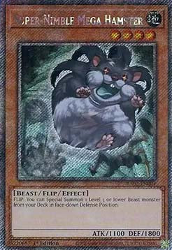 Super-Nimble Mega Hamster (V.4 - Platinum Secret Rare) - 25th Anniversary Rarity Collection II (Platinum Secret Rare) [RA02-004]