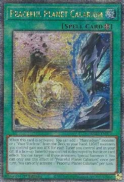 Peaceful Planet Calarium (V.5 - Quarter Century Secret Rare) - 25th Anniversary Rarity Collection II (Quarter Century Secret Rare) [RA02-074]