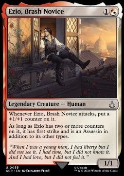 Ezio, Brash Novice - Universes Beyond: Assassin's Creed (Uncommon) [ACR-55]