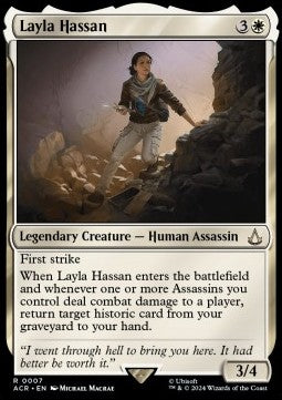 Layla Hassan - Universes Beyond: Assassin's Creed (Rare) [ACR-7]