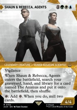 Shaun & Rebecca, Agents (V.1) - Universes Beyond: Assassin's Creed: Extras (Rare) [XACR-152]