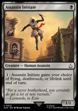 Assassin Initiate - Universes Beyond: Assassin's Creed (Uncommon) [ACR-22]