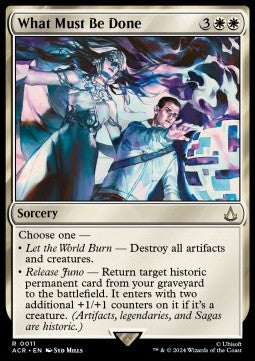 What Must Be Done - Universes Beyond: Assassin's Creed (Rare) [ACR-11]