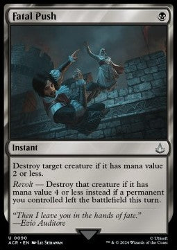 Fatal Push - Universes Beyond: Assassin's Creed (Uncommon) [ACR-90]