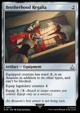 Brotherhood Regalia - Universes Beyond: Assassin's Creed (Uncommon) [ACR-71]