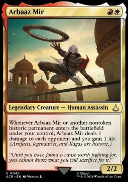 Arbaaz Mir - Universes Beyond: Assassin's Creed (Uncommon) [ACR-46]