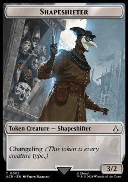 Shapeshifter Token (Colorless 3/2) - Universes Beyond: Assassin's Creed: Tokens (Token) [TACR-T2]