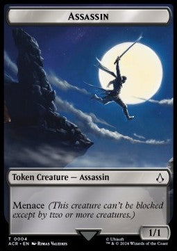 Assassin Token (Colorless 1/1) - Universes Beyond: Assassin's Creed: Tokens (Token) [TACR-T4]