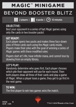 Magic Minigame: Beyond Booster Blitz - Universes Beyond: Assassin's Creed: Tokens (Tip Card) [TACR-G2]