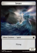 Spirit Token (W 1/1) // Cat Token (W 1/1) - Magic: The Gathering Foundations: Tokens (Token) [TFDN-T 7/1]