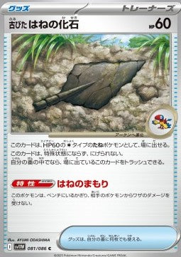 Antique Plume Fossil - White Flare JP (Common) [sv11W-081]