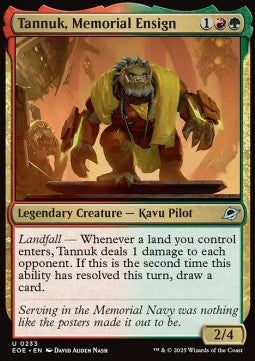 Tannuk, Memorial Ensign - Edge of Eternities (Uncommon) [EOE-233]
