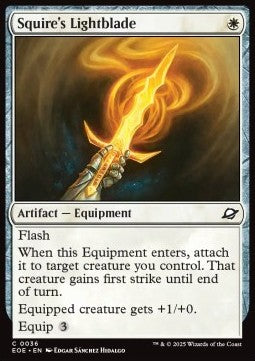 Squire's Lightblade - Edge of Eternities (Common) [EOE-36]