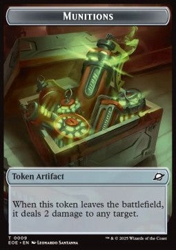 Munitions Token // Robot Token (A 2/2) - Edge of Eternities: Tokens (Token) [TEOE-T 9/10]