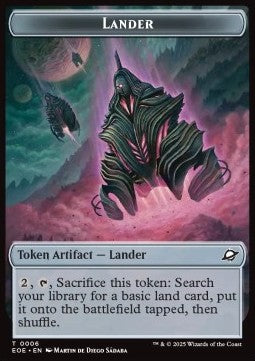 Lander Token // Drone Token (A 1/1) (V.2) - Edge of Eternities: Tokens (Token) [TEOE-T 6/3]