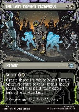 The Last Ronin's Technique - Teenage Mutant Ninja Turtles: Extras (Uncommon) [XTMT-223]