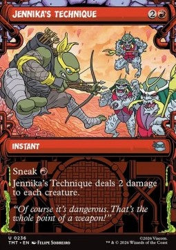 Jennika's Technique - Teenage Mutant Ninja Turtles: Extras (Uncommon) [XTMT-236]