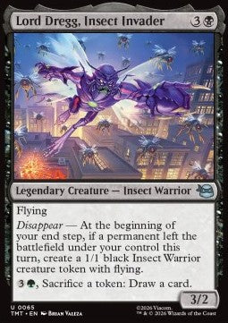 Lord Dregg, Insect Invader - Teenage Mutant Ninja Turtles (Uncommon) [TMT-65]
