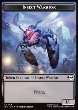 Insect Warrior Token (B 1/1) // Food Token